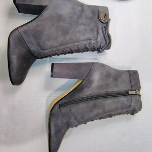 Ivanka Trump Gray Ankle Boots